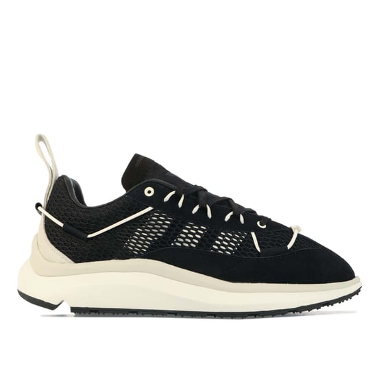 Men's Y-3 Shiku Run Trainers in Black-White