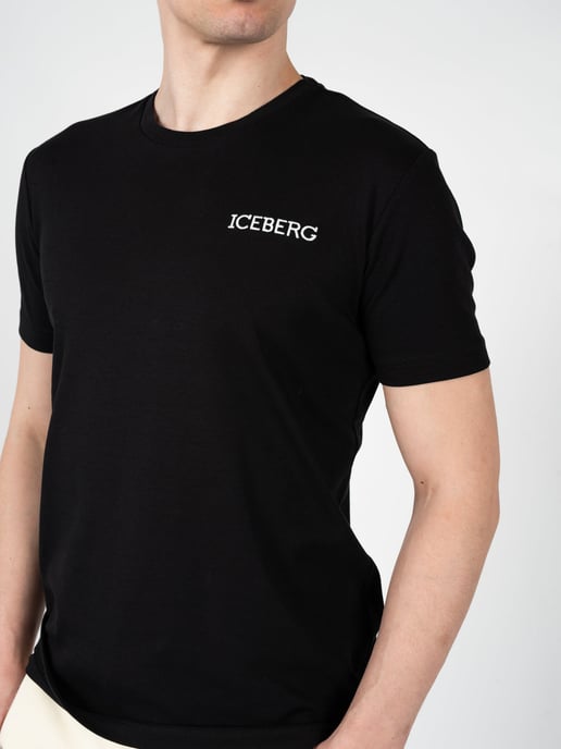 Iceberg T-Shirt C-Neck Mannen zwart - Image 5