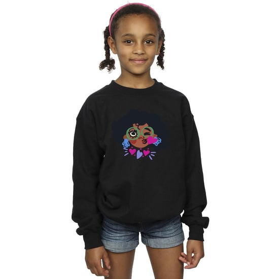Disney Girls Encanto Mirabel Kiss Sweatshirt (Black)