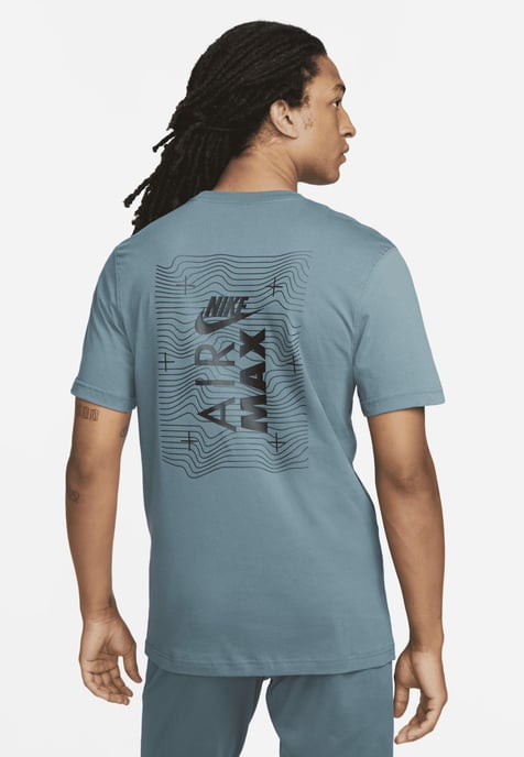 Nike Sportswear Air Max Heren T-shirt in stormblauw - Image 2