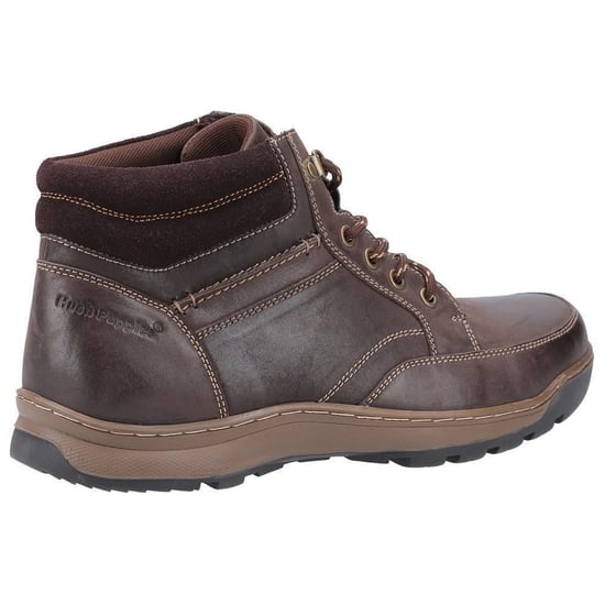 Hush Puppies Heren Grover Leren Laarzen (Bruin) - Image 2