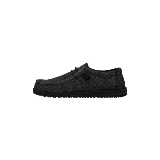HEYDUDE Wally Sox Faux Suede Heren Micro Totaal Zwart Bootschoenen - Image 6