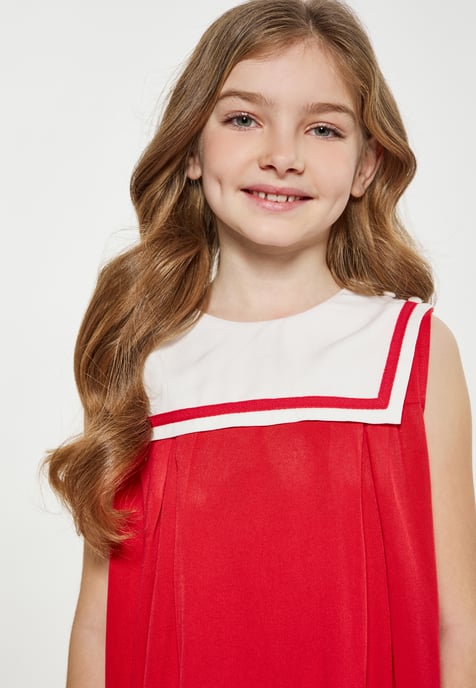 Dreimaster Jurk meisjes (kinderen) rood - Image 5