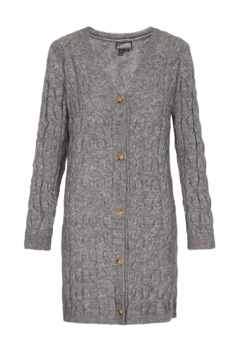 Dreimaster Vest Dames grijs melange - Image 1