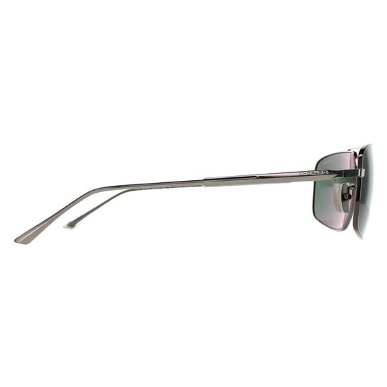 Chopard Aviator Mens Total Shiny Gunmetal  Grey Green Polarised  SCHF21M