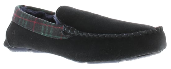 Hush Puppies Andreas Suède Heren Pantoffels In Marineblauw - Image 1