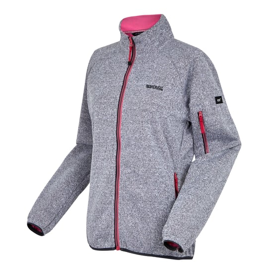 Regatta Womens/Ladies Ravenhill Full Zip Fleece Top (White/Flamingo Pink)