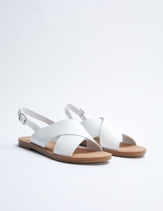 Crossover Strap Sandals