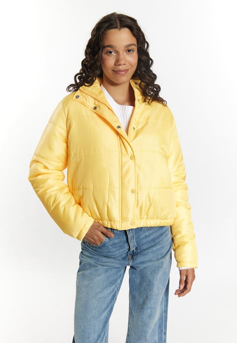 Mymo Licht gewatteerd blousonjack Dames lichtgeel - Image 3