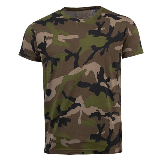 SOLS Heren Camo T-Shirt met korte mouwen (Camouflage) - Image 1