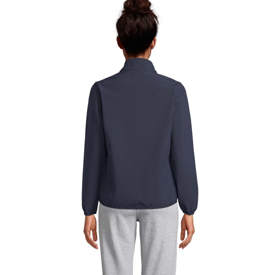 SOLS Dames/Dames Falcon Zachte Shell Jas met rits (Afgrond blauw) - Image 2