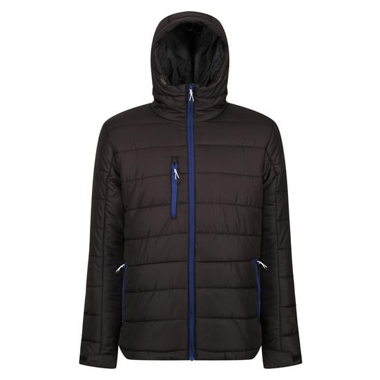 Regatta Mens Navigate Thermal Padded Jacket (Black/New Royal)