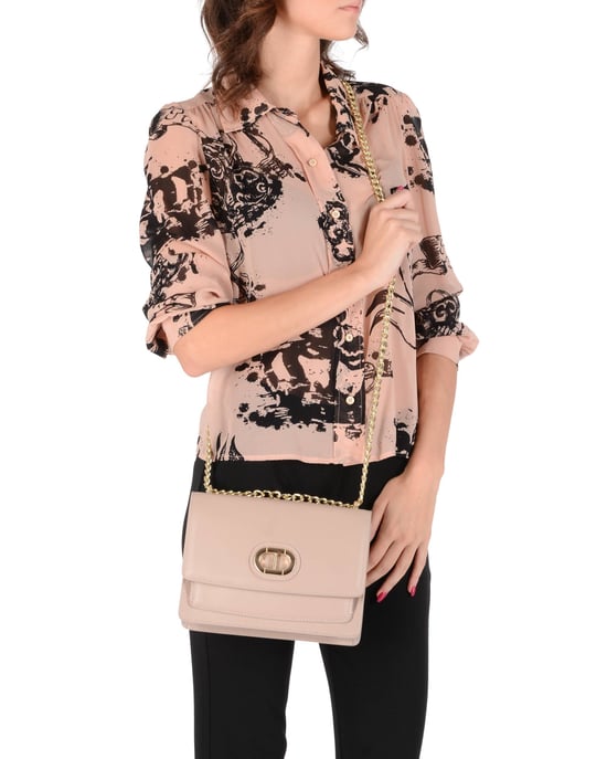 Dee Ocleppo Womens Crossbody Nude