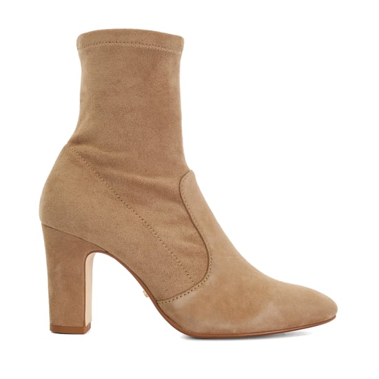 Dune Ladies Optilly - Almond Toe Block Heel Sock Boots - Image 2