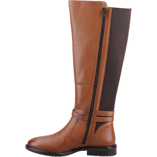 Hush Puppies Victoria Leer Vrouwen Laarzen Tan - Image 4