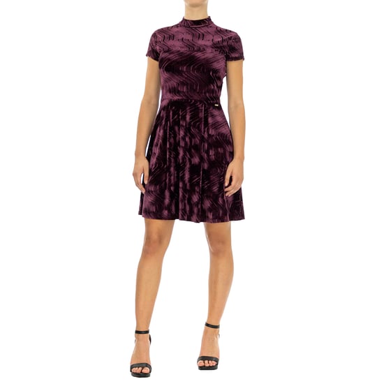 Armani Exchange Women Dress Half sleeve Violet
