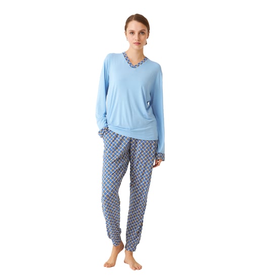Women's Long Sleeve Shirt Pajamas JJBDP0901