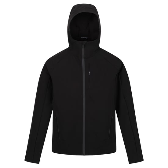 Regatta Mens Westville II Water Repellent Soft Shell Jacket (Black)