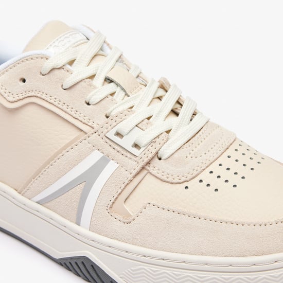 Men's Lacoste L001 Trainers in Off White