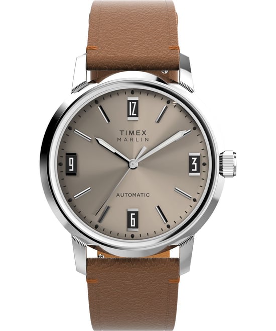 Timex Marlin Heren Bruine Horloge TW2W59300 - Image 1