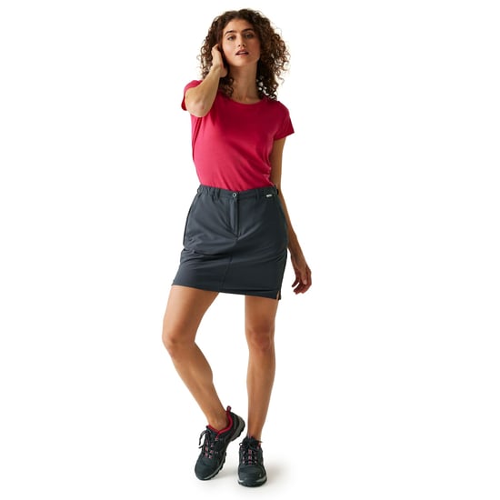 Regatta Womens/Ladies Highton Skort III Skirt (Seal Grey)