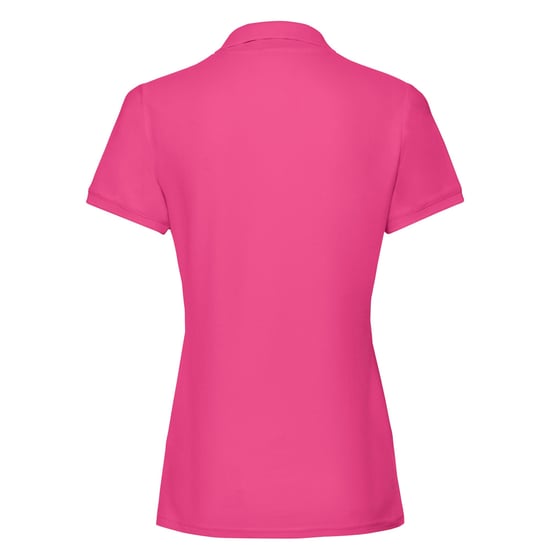 Fruit of the Loom Dames/dames Premium Poloshirt (Fuchsia) - Image 3