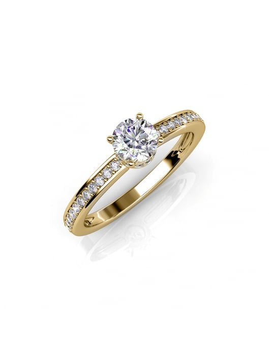 Elise ring - Oostenrijks kristal - Image 1