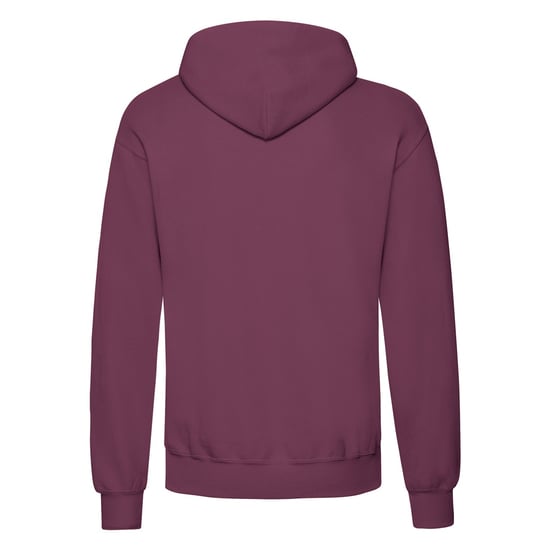 Fruit of the Loom Adults Unisex Classic Hooded Sweatshirt (Burgundy)