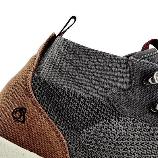 Craghoppers Mens Eco-Lite Trainers (Grey/Brown Tan)