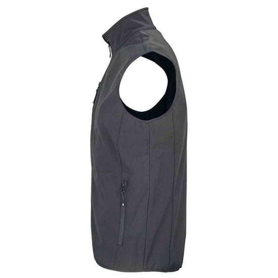 SOLS Heren Falcon Softshell gerecyclede bodywarmer (Houtskool) - Image 2