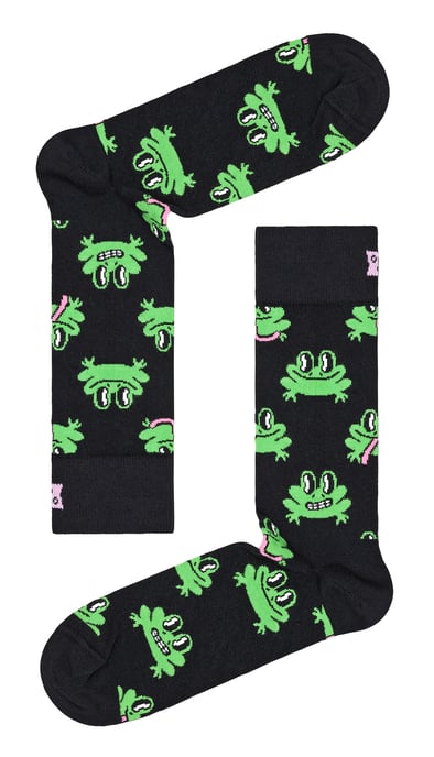 Happy Socks - Novelty Frog Design Sokken | Geweldig Cadeau - Kikker - Image 2