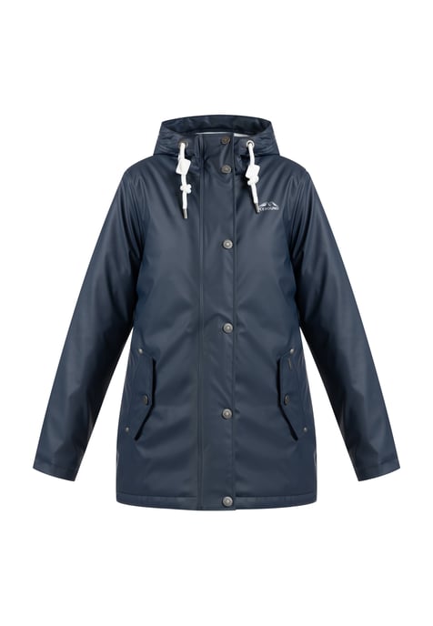 ICEBOUND Gewatteerd regenjack Dames marine - Image 1