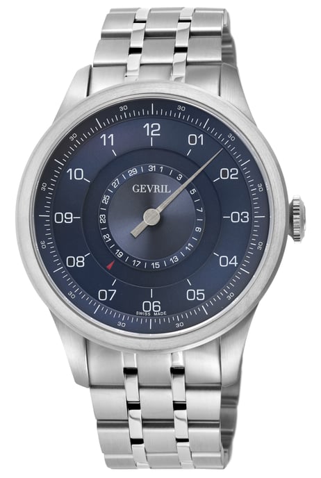 Gevril Jones St. 2102 Swiss Automatic Sellita SW200 Watch