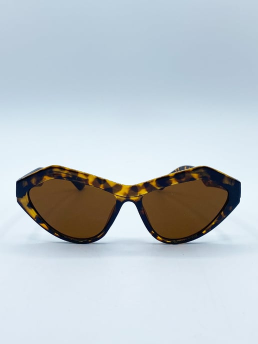 Angular Sunglasses in Tortoiseshell