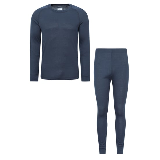 Mountain Warehouse Heren Talus Thermische Base Layer Set (Marine) - Image 1