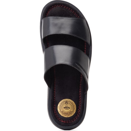 Base London Maven Leren Heren Sandalen Zwart - Image 4