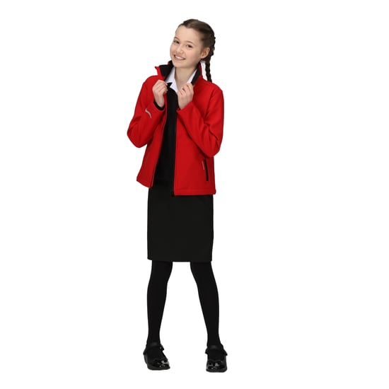 Regatta Childrens/Kids Ablaze 2 Layer Soft Shell Jacket (Classic Red/Black)