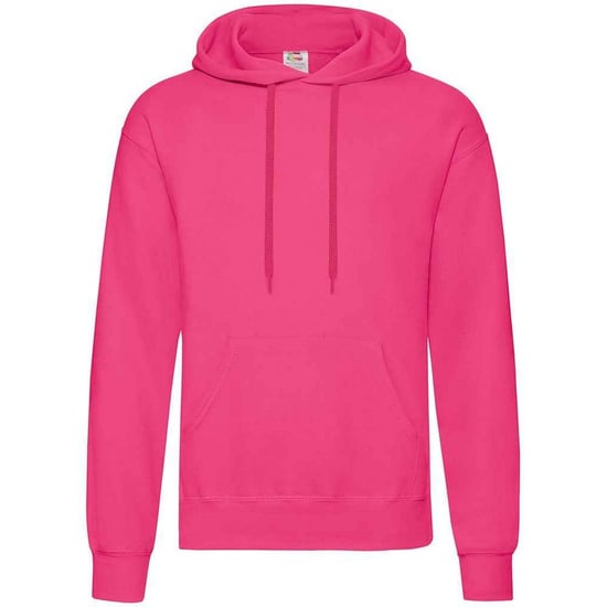 Fruit of the Loom Volwassenen Unisex klassiek sweatshirt met capuchon (Fuchsia) - Image 1