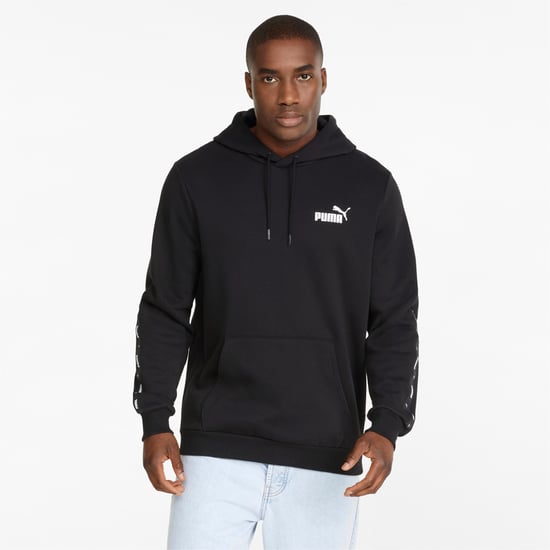PUMA Mannen Essentials+ Tape Hoodie Hooded Top - Image 1