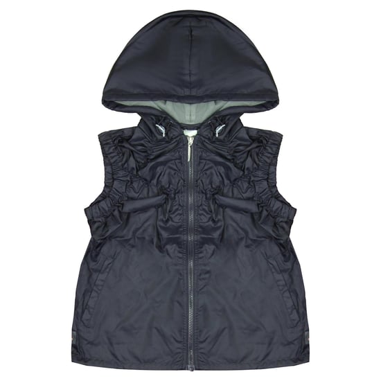 Nike Zip Up Hooded Gilet Womens Navy Sleeveless Sports Vest 261131 502