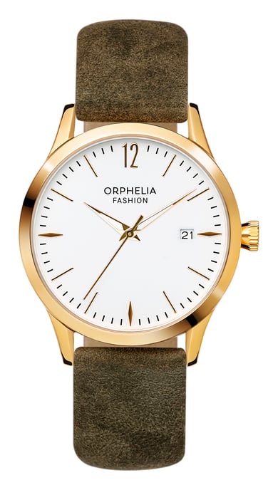 Orphelia Fashion Suède Dames Groene Horloge OF714822 - Image 1