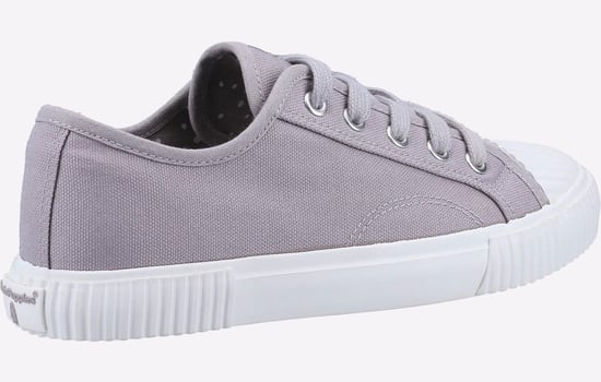 Hush Puppies Brooke Stoffen Grijze Damessneakers - Image 3