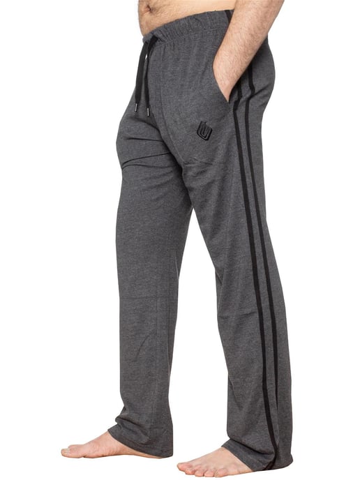 Enzo | Heren T-shirt & Broek Loungewear Set - Zwart/Charcoal - Image 3