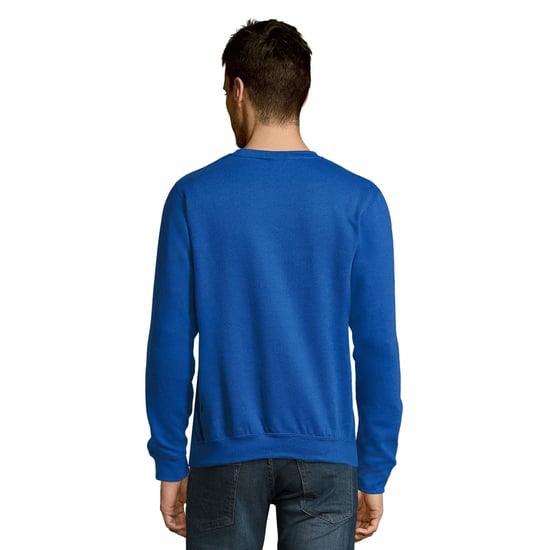 SOLS Uniseks Adult New Supreme Sweatshirt (Koningsblauw) - Image 2