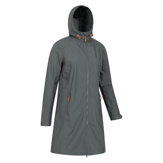 Mountain Warehouse Dames/Dames Ioana Longline Zachte Shell Jas (Groen) - Image 3