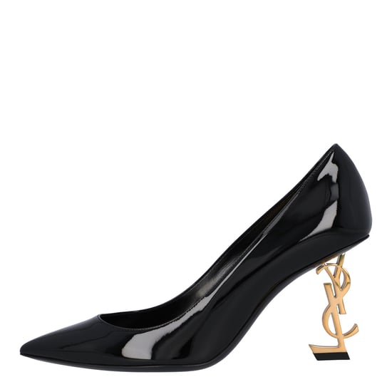Saint Laurent Opyum Patenten Leren Hakken Zwart - Image 2