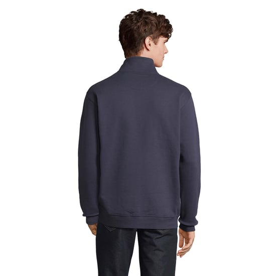 SOLS Uniseks Conrad Sweatshirt met Quarter Zip voor volwassenen (Franse marine) - Image 2