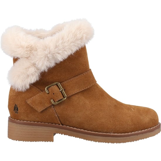 Hush Puppies Hannah Suède Dameslaarzen Tan - Image 4