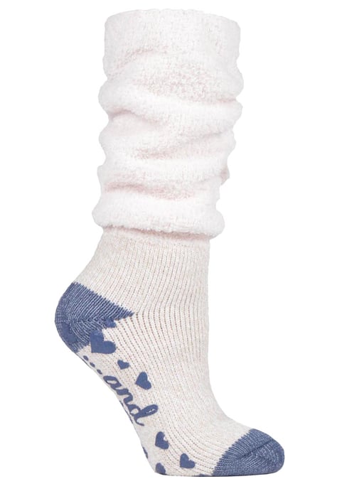 Heat Holders Dames antislip thermo bedsokken - Mauve (Traag) - Image 1