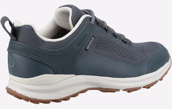 Cotswold Compton Gerecycleerd Plastic+Synthetische Pu Damessneakers In Het Grijs - Image 3
